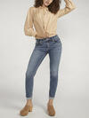 Boyfriend Mid Rise Slim Leg Jeans, Indigo, hi-res image number 5