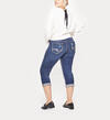 Suki Capri Dark Wash, , hi-res image number 1