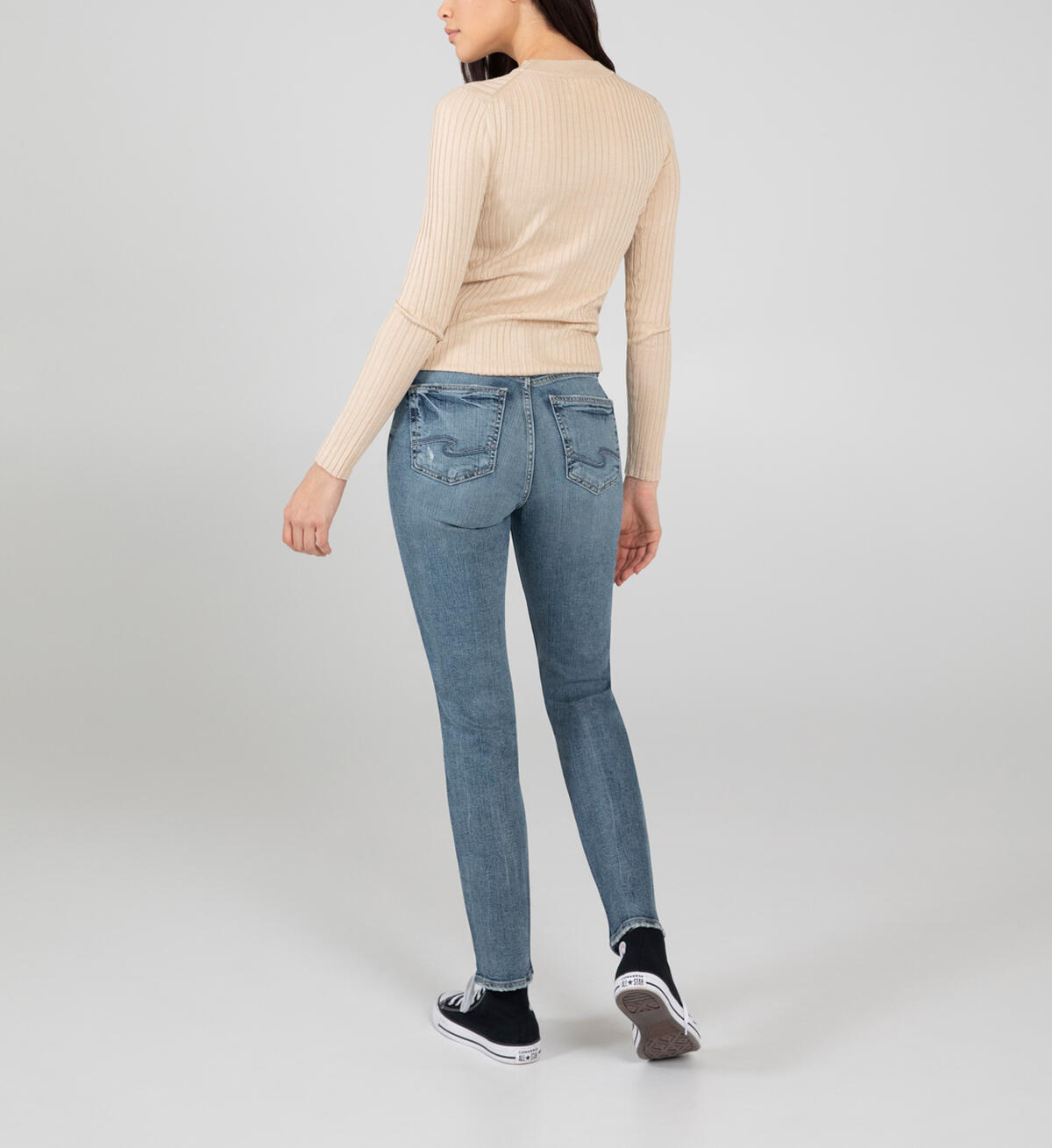Avery High Rise Straight Leg Jeans, , hi-res image number 1