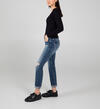 Boyfriend Mid Rise Slim Leg Jeans, , hi-res image number 2