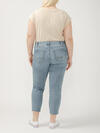 Suki Mid Rise Straight Crop Luxe Stretch Jeans Plus Size, , hi-res image number 1