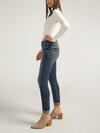 Girlfriend Mid Rise Skinny Leg Jeans, , hi-res image number 2
