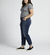 Boyfriend Mid Rise Slim Leg Jeans Plus Size, , hi-res image number 2