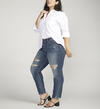 Boyfriend Mid Rise Slim Leg Jeans Plus Size, , hi-res image number 2