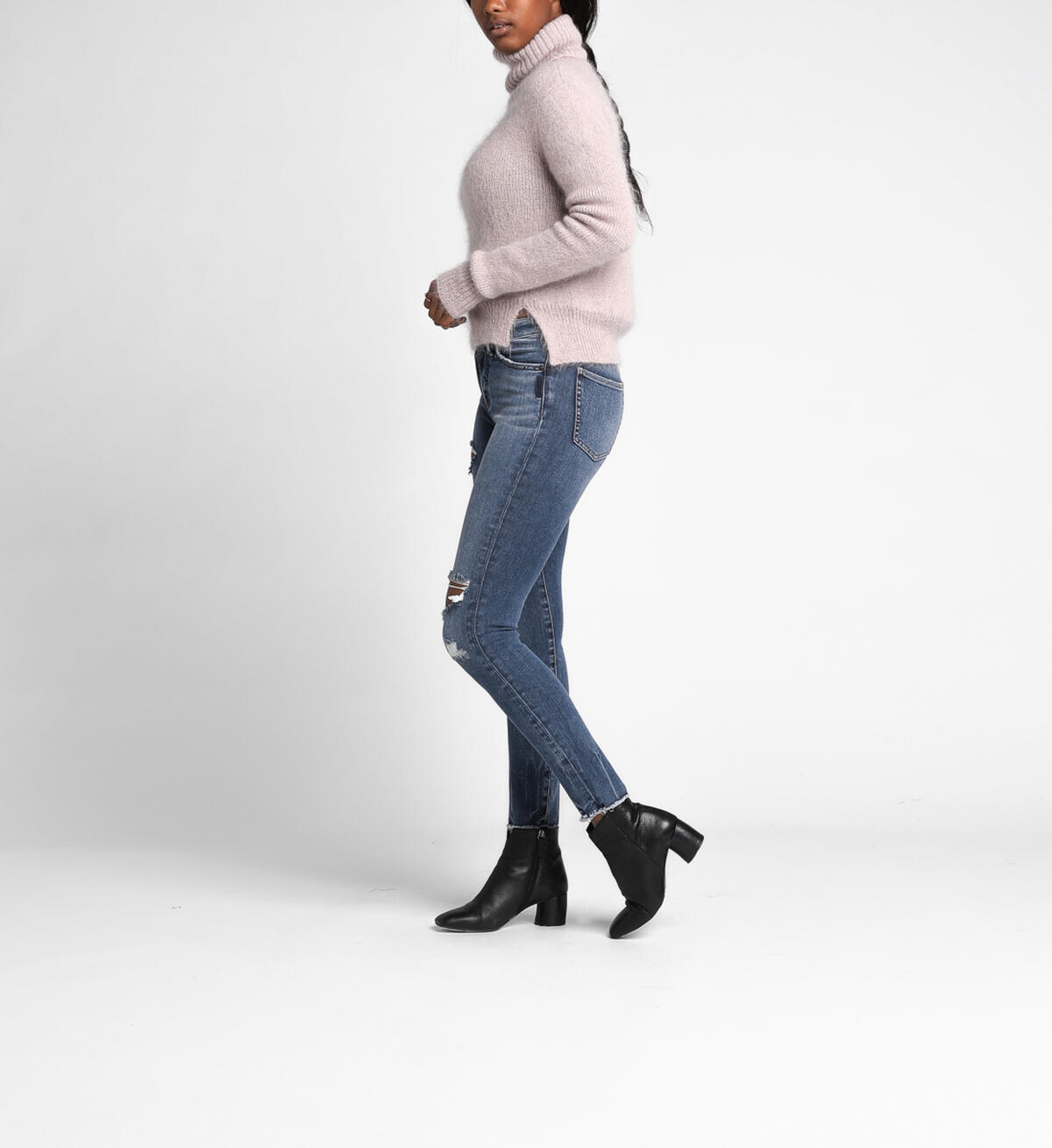 Isbister Ankle Skinny High Dark Wash, , hi-res image number 2