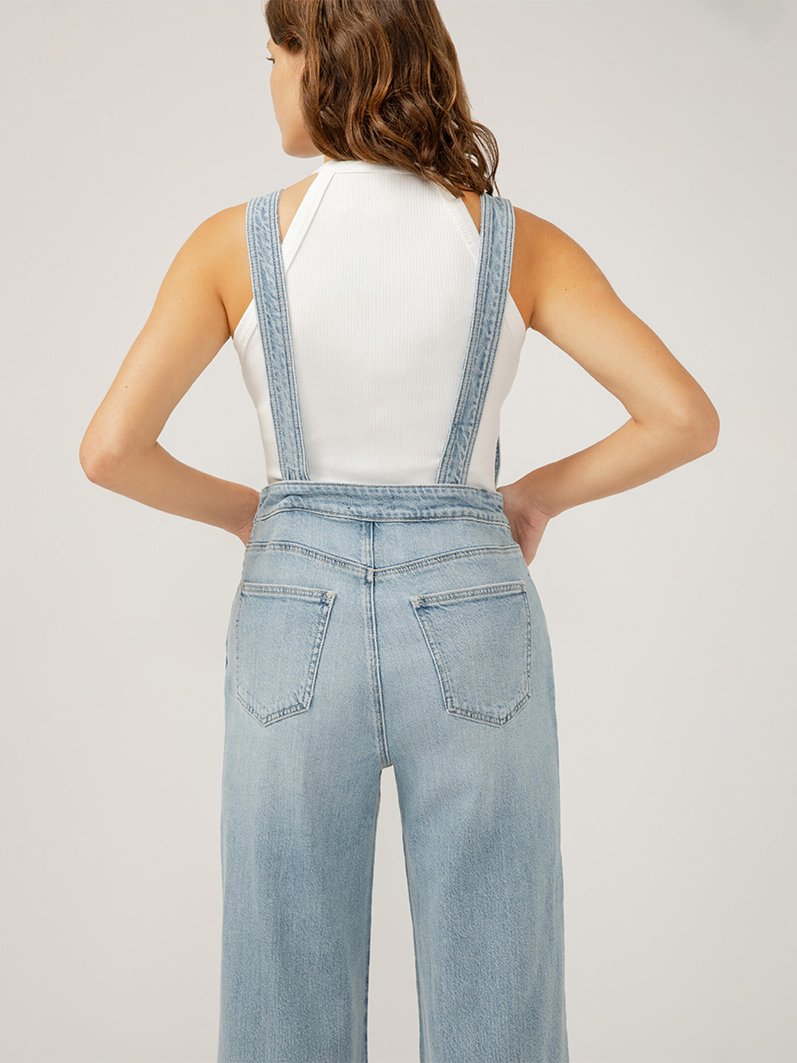 Buy Wide Leg Overall Jeans for USD Silver Jeans