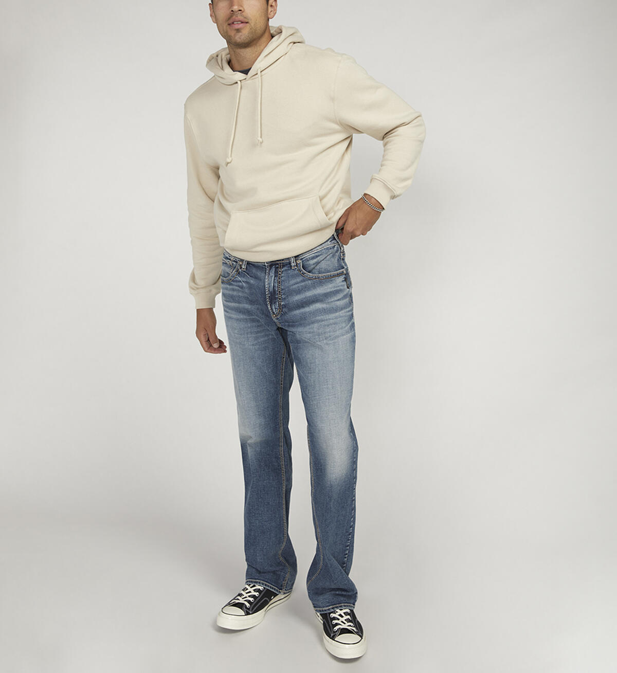 Zac Relaxed Fit Straight Leg Jeans, Indigo, hi-res image number 0