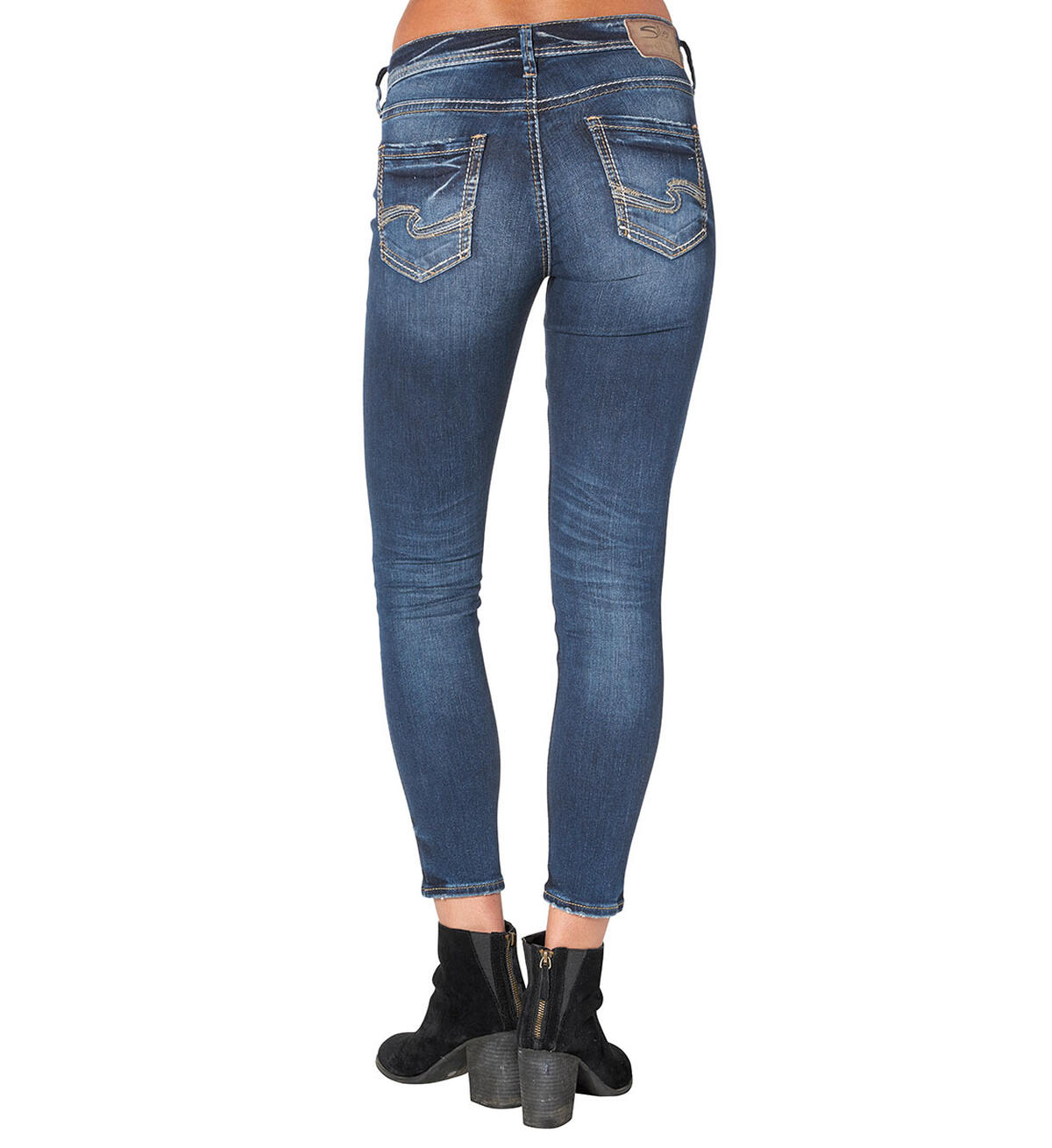 Avery Ankle Skinny Dark Wash, , hi-res image number 1
