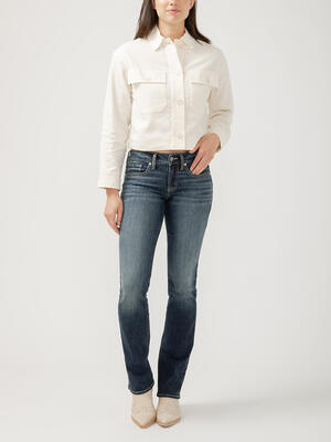 Britt Low Rise Slim Bootcut Luxe Stretch Jeans