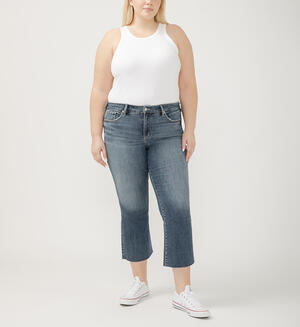 Suki Mid Rise Kick Flare Luxe Stretch Americana Jeans Plus Size