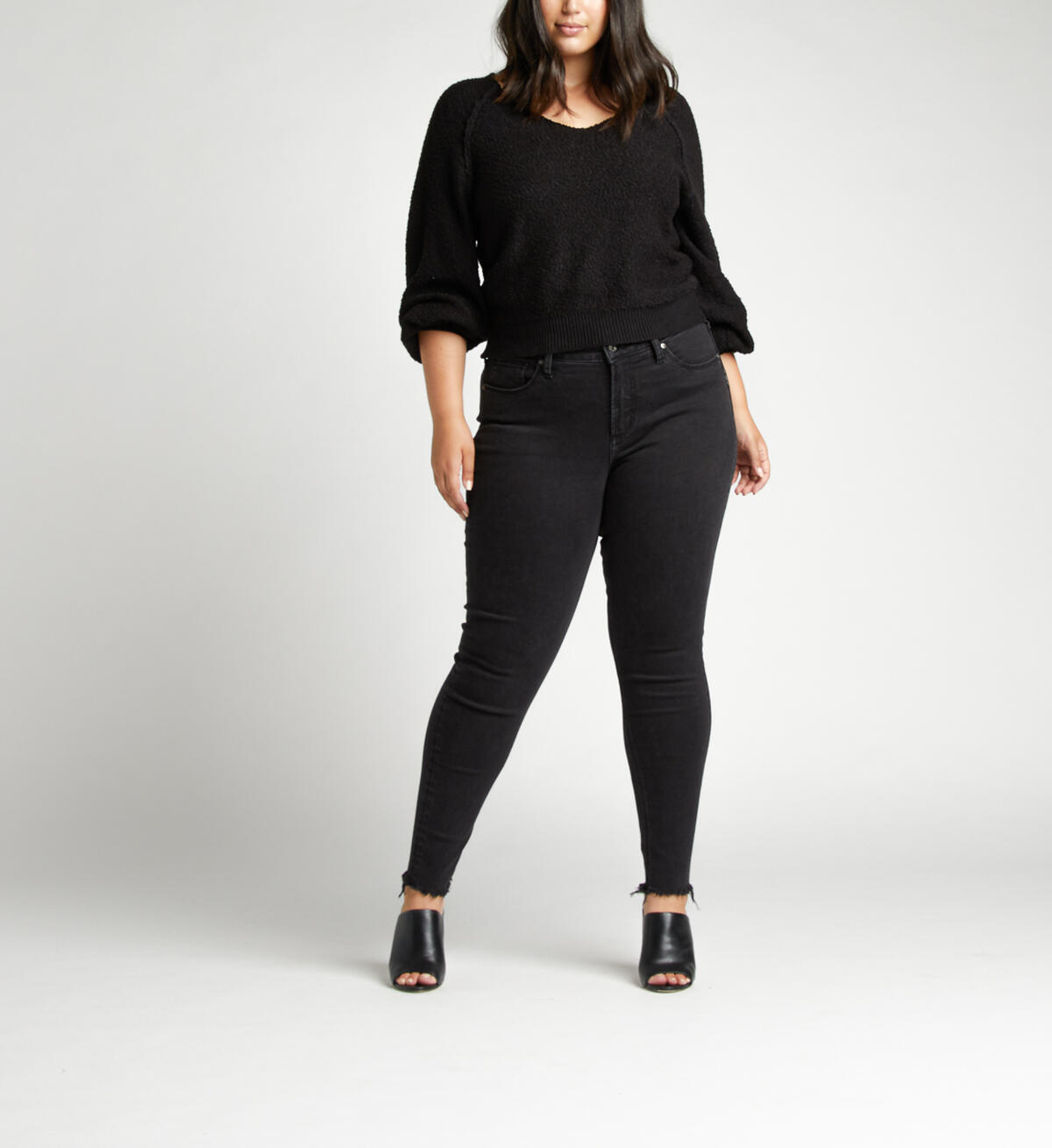 Avery High Rise Skinny Plus Size Jeans, , hi-res image number 0