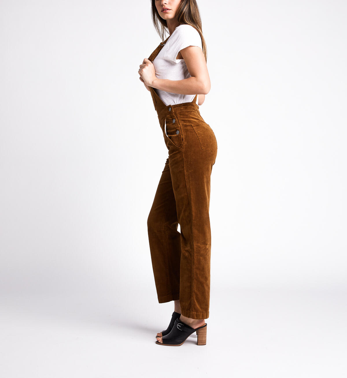 Overall Straight Leg Pants, Caramel, hi-res image number 2