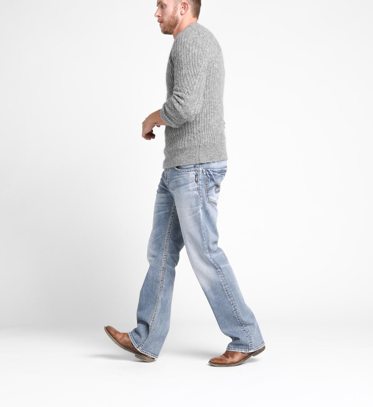 Zac Straight Leg Light Wash, , hi-res image number 2
