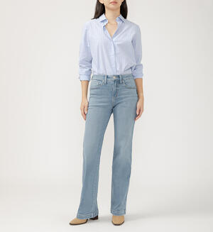 Avery High Rise Trouser Leg Jeans