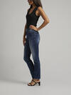 Infinite Fit High Rise Straight Leg Jeans, Indigo, hi-res image number 2