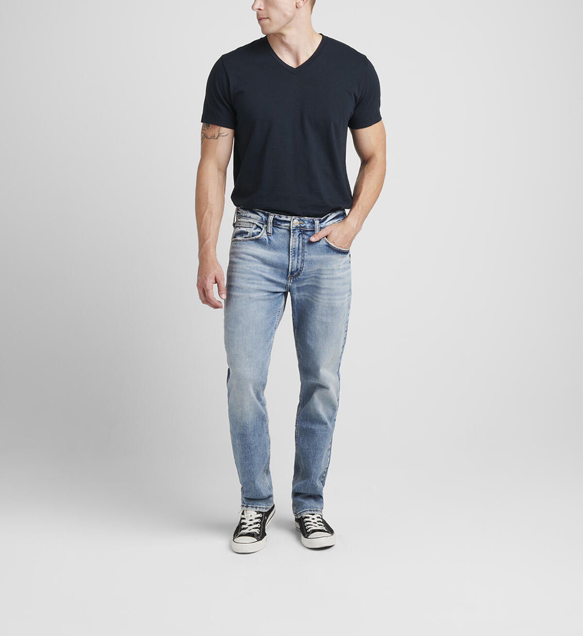 Machray Classic Fit Straight Leg Jeans, , hi-res image number 0