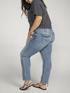 Suki Mid Rise Straight Leg Jeans Plus Size image number 4