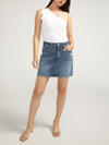 Highly Desirable Jean Mini Skirt image number 0