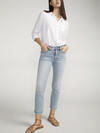 Most Wanted Mid Rise Ankle Straight Jeans image number 4