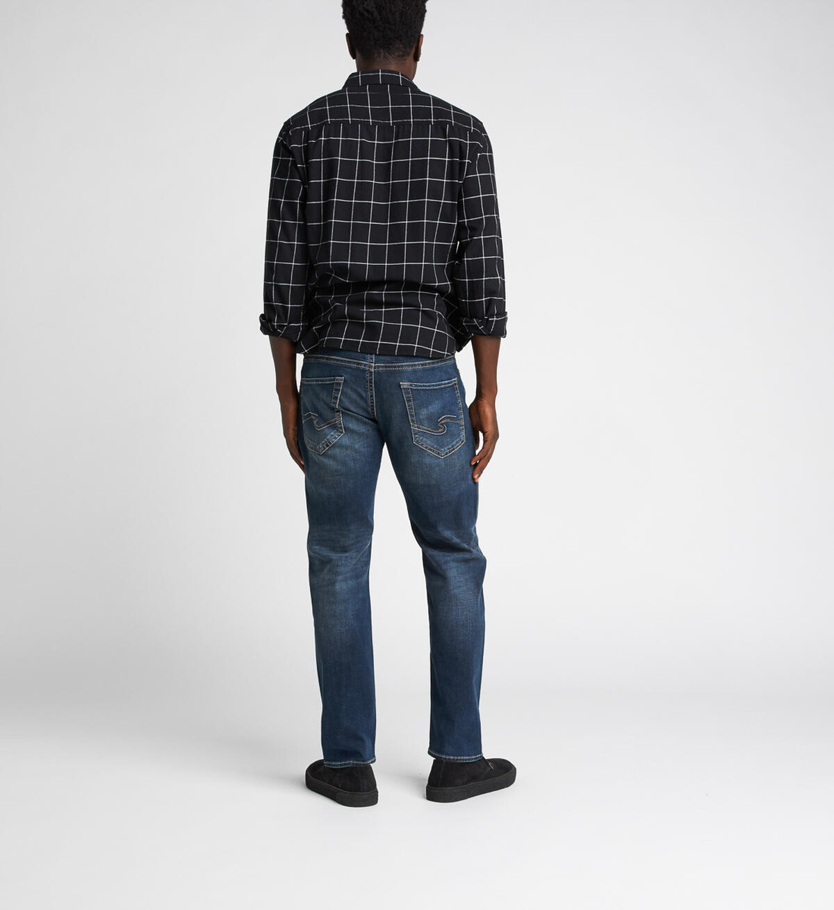 Eddie Relaxed Fit Tapered Leg Jeans, Indigo, hi-res image number 1