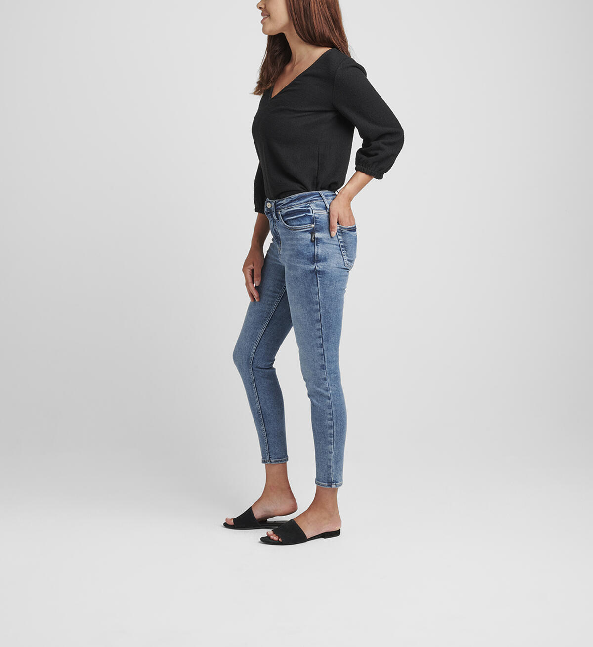 Infinite Fit High Rise Skinny Jeans, , hi-res image number 5