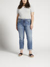 Beau Mid Rise Slim Leg Jeans Plus Size image number 0