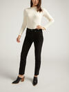 Suki Mid Rise Straight Leg Corduroy Pant, Black, hi-res image number 0