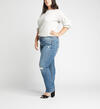 Avery High Rise Slim Leg Jeans Plus Size, Indigo, hi-res image number 2