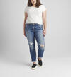 Boyfriend Mid Rise Slim Leg Jeans Plus Size, , hi-res image number 0