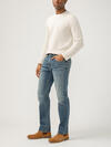 Eddie Classic Athletic Fit Tapered Leg Jeans image number 2