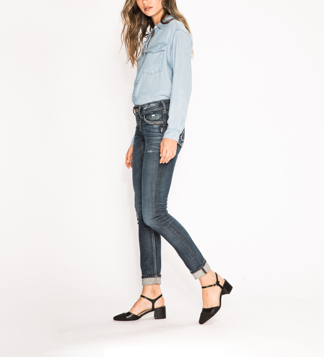 Silver jeans suki ankle sales skinny