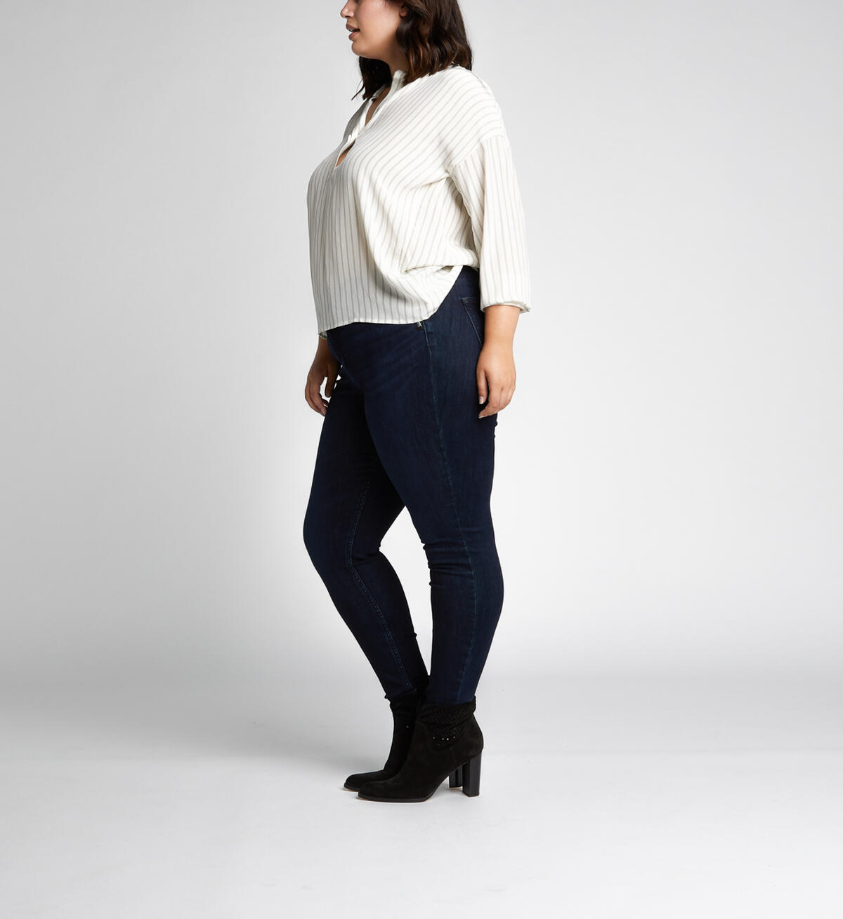 Mazy High Rise Skinny Leg Jeans Plus Size Final Sale, , hi-res image number 2