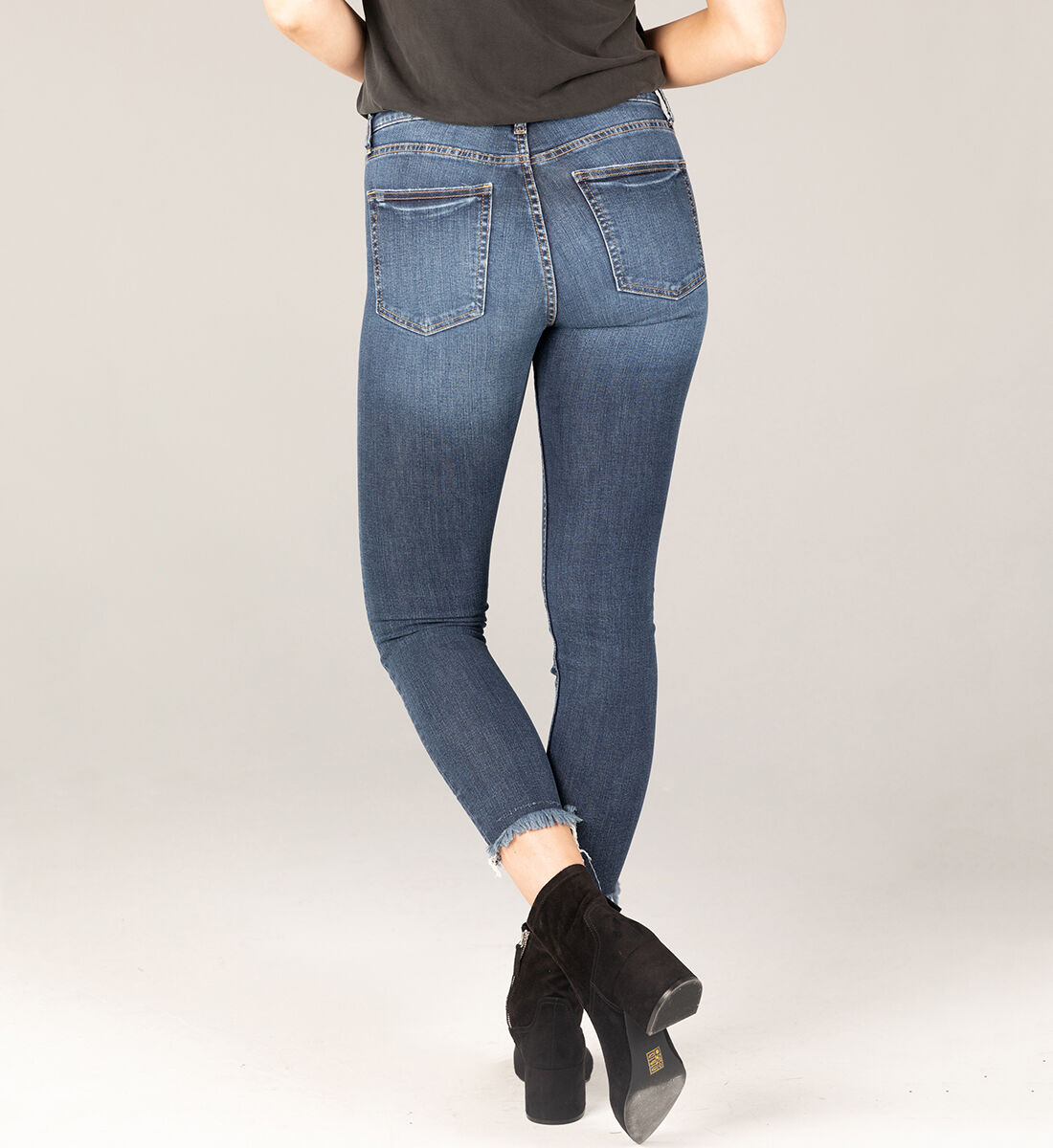 Most Wanted Mid Rise Skinny Jeans Back