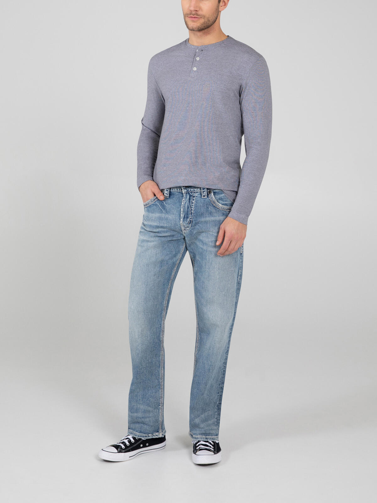 Gordie Loose Fit Straight Leg Jeans, , hi-res image number 0