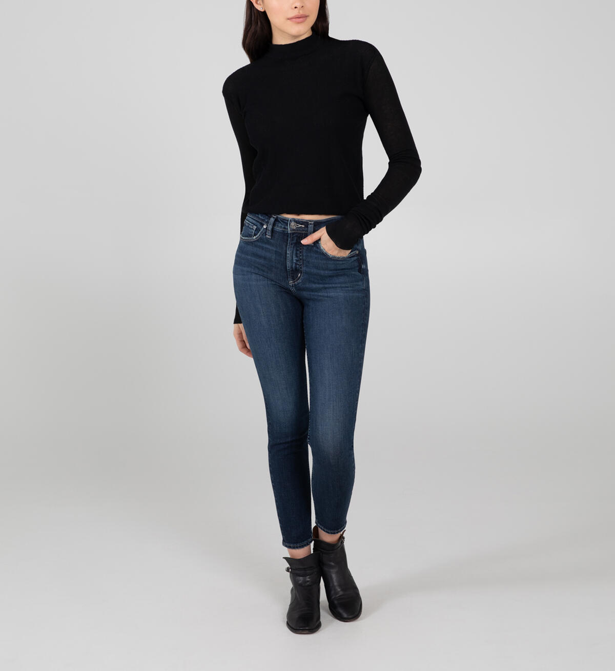 High Note High Rise Skinny Jeans, , hi-res image number 0