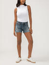 Suki Mid Rise Luxe Stretch Americana Shorts image number 0