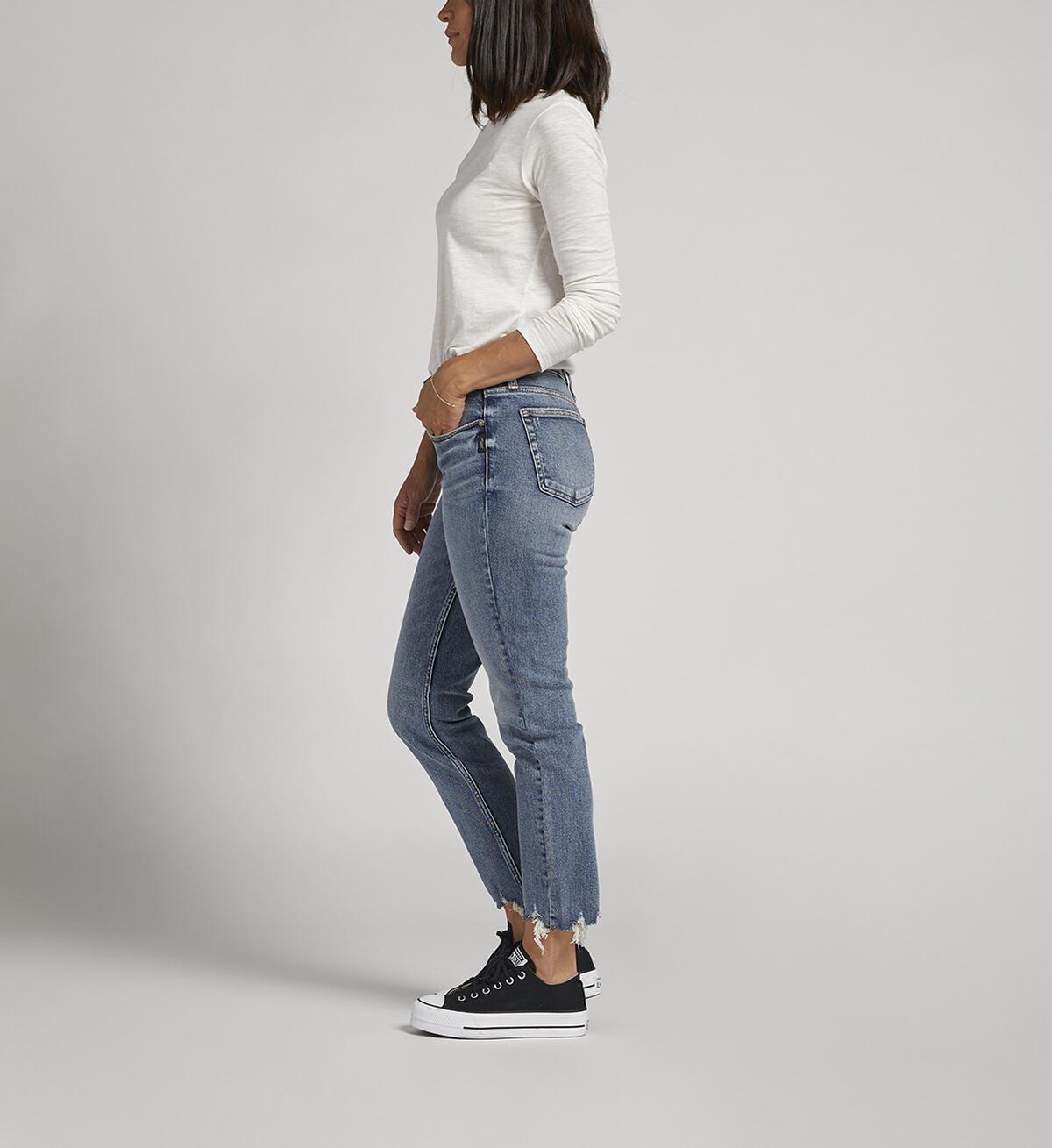 Beau Mid Rise Slim Leg Jeans, Indigo, hi-res image number 2
