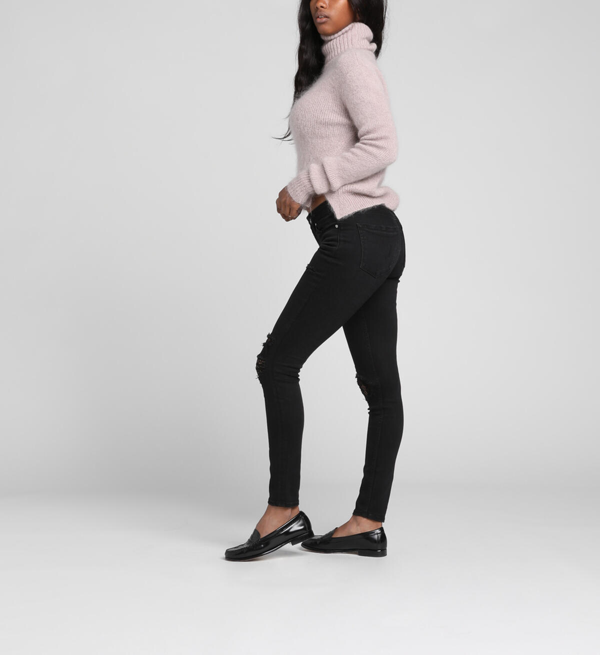 Aiko Mid Rise Skinny Leg Jeans Final Sale, , hi-res image number 3