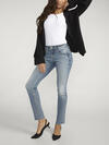 Suki Mid Rise Straight Leg Jeans, Indigo, hi-res image number 4