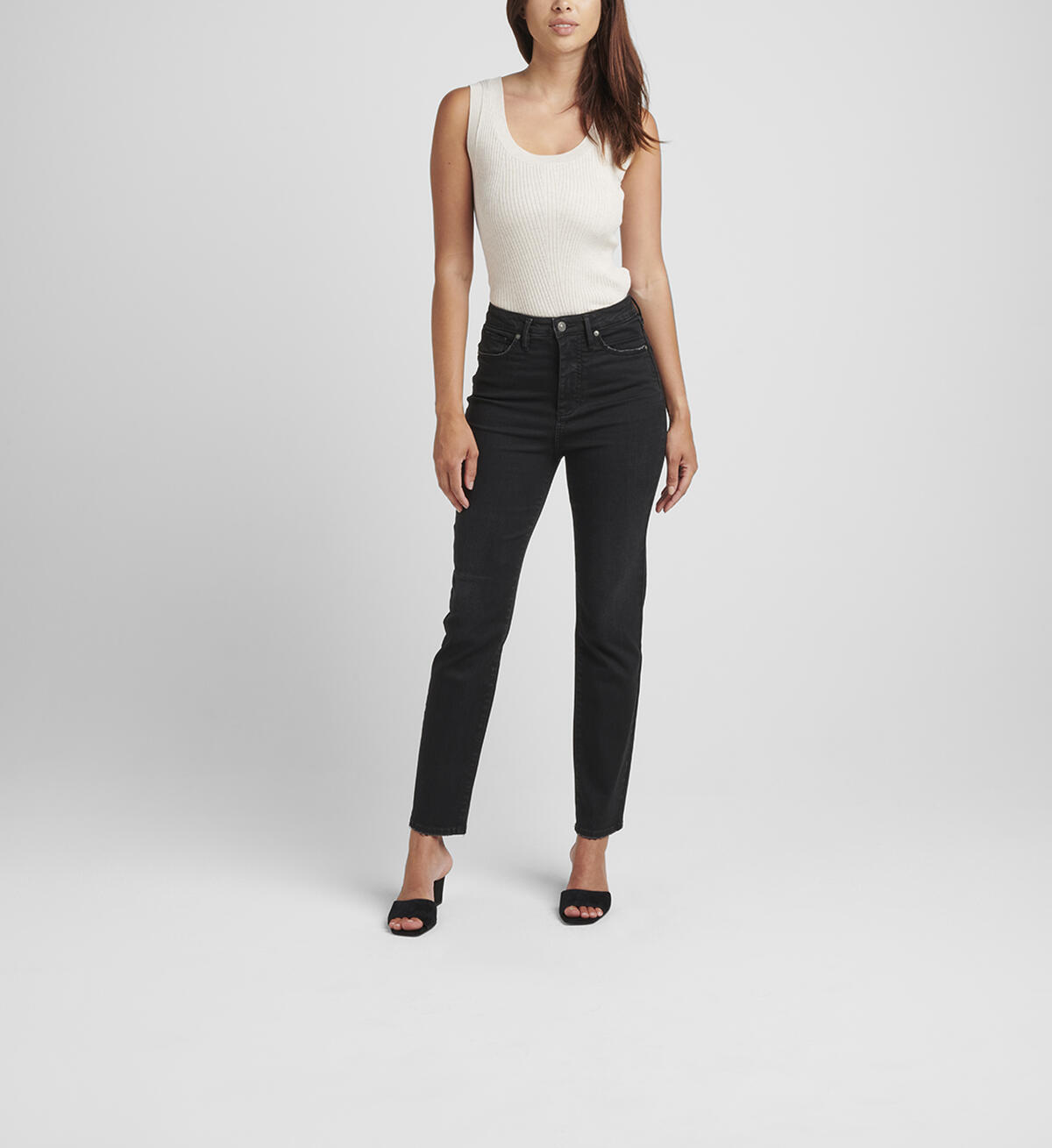 Aikins High Rise Straight Leg Jeans, , hi-res image number 0