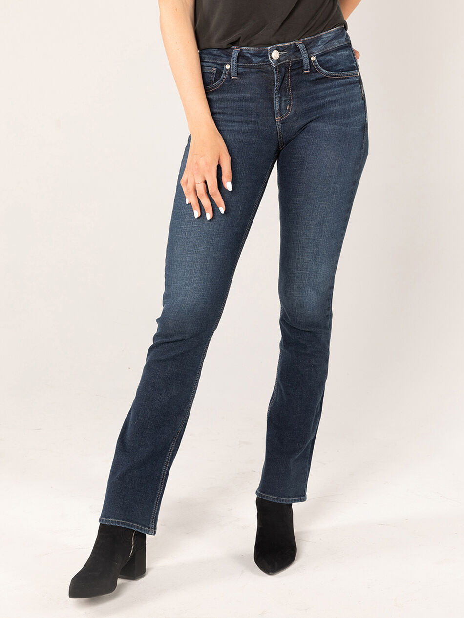 Avery High Rise Slim Bootcut Jeans - Silver Jeans US