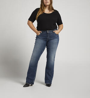 Suki Mid Rise Bootcut Jeans Plus Size