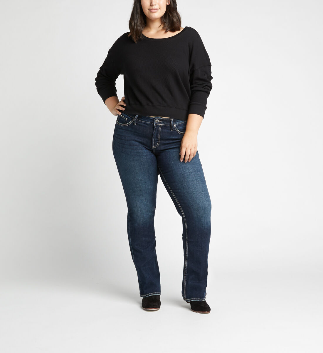 plus size silver jeans clearance