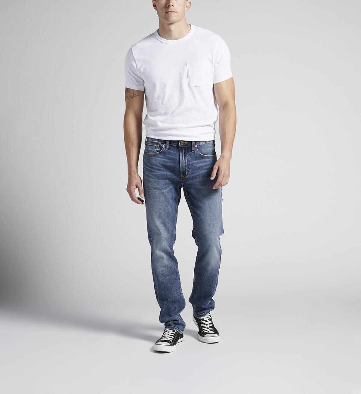 Kenaston Slim Fit Slim Leg Jeans, , hi-res image number 0