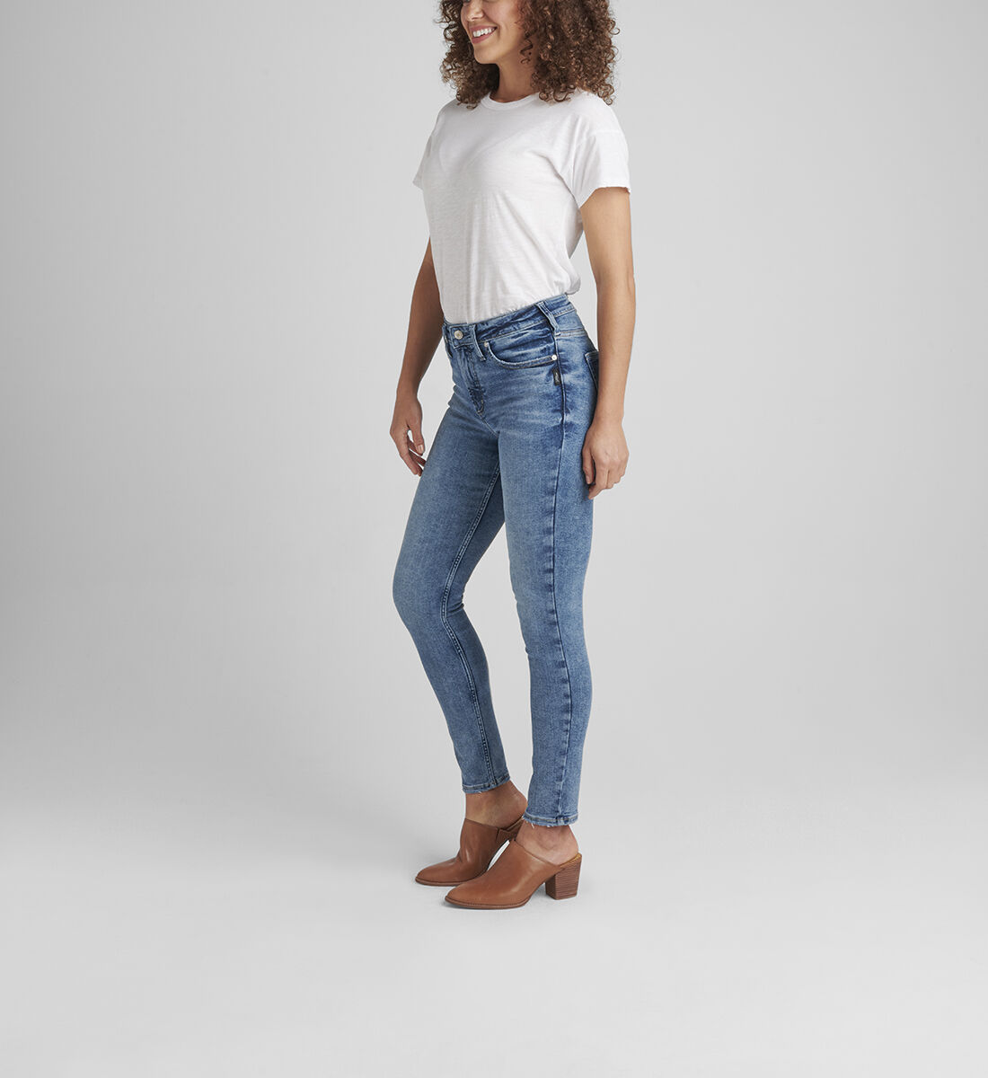 Infinite Fit High Rise Skinny Jeans Side