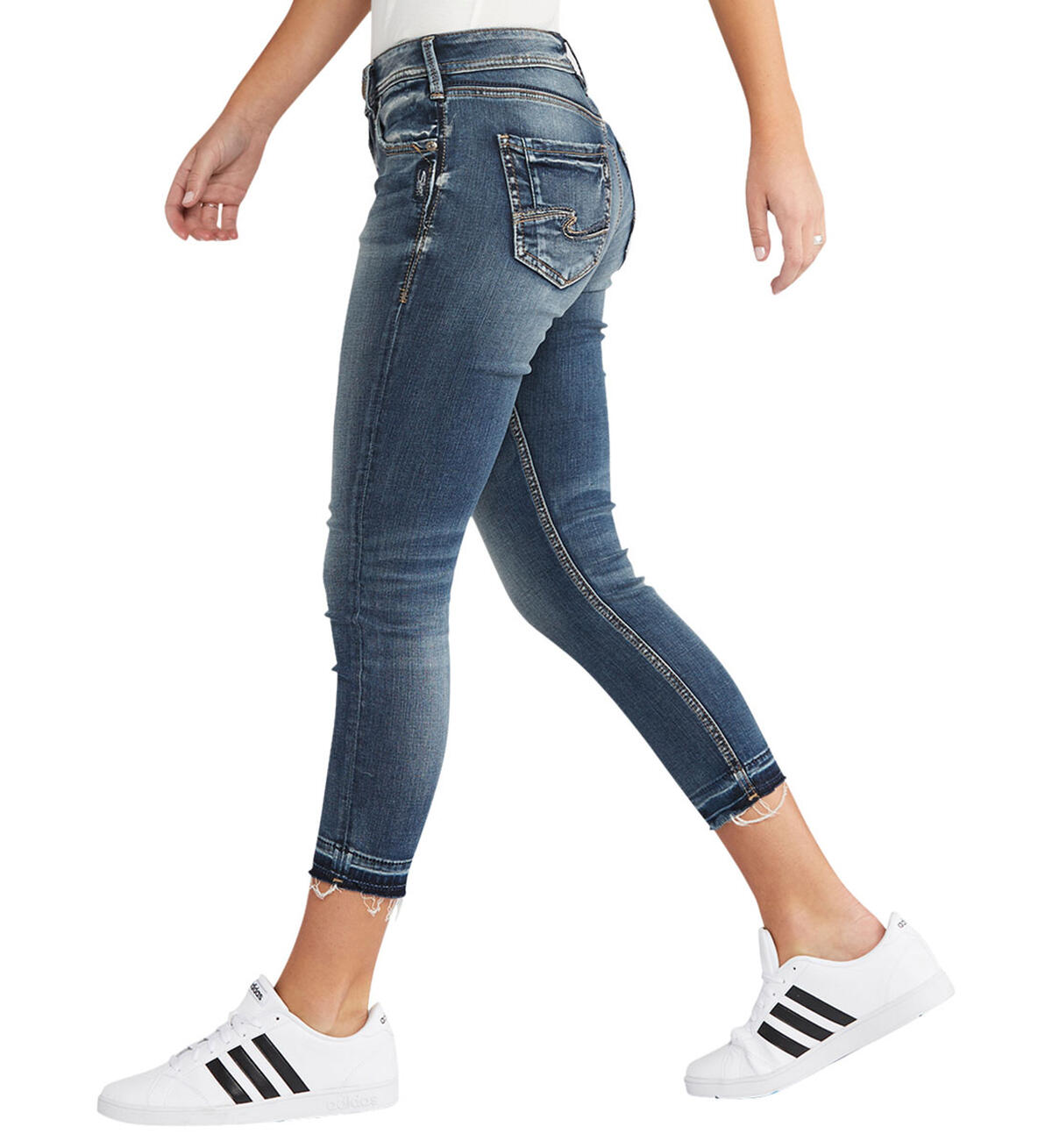 Avery Skinny Crop Dark Wash, , hi-res image number 2