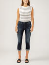 Elyse Mid Rise Luxe Stretch Capri, , hi-res image number 0