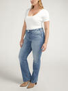 Suki Mid Rise Slim Bootcut Jeans Plus Size image number 2