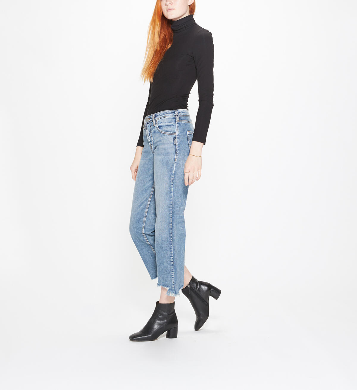 Wide Leg Crop Medium Wash, , hi-res image number 2