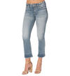 Aiko Kick Crop Medium Wash, , hi-res image number 0